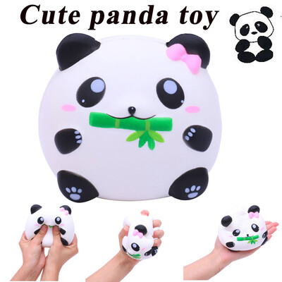 

Siaonvr Cute Panda Decor Slow Rising Kid Squeeze Relieve Anxiet Gift Toys