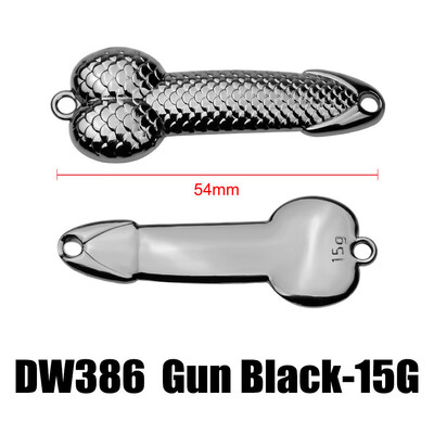 

Saidsome 15G Hard Metal Wobble Fish Lures Spoon Lure Feather Bait Hook Fishing Tackle fishing bait fishing lure