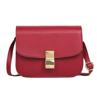 

Elegant Shoulder Messenger Handbags Women Flap PU Leather Crossbody Bags
