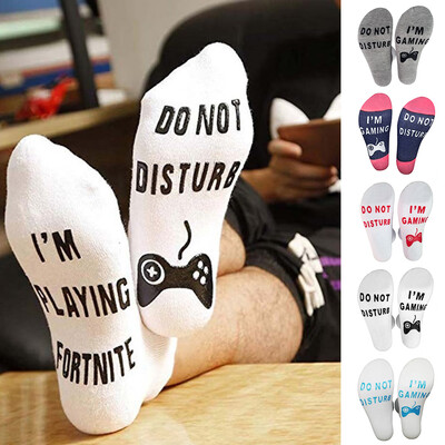 

Cotton Novelty Ankle SocksShort Socks with Anti Slip Letters Great