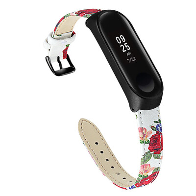 

ECSEM Leather Band for Xiaomi Mi Band 3 Mi 4 Bracelet Slim Sport Bands Strap for Xiaomi Mi Band 3 Accessories