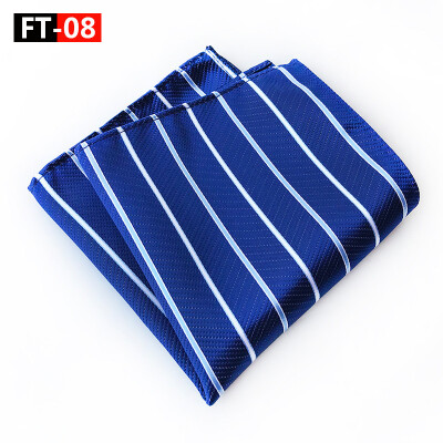 

Mens handkerchief square 2019 polyester material fashion striped wild suit pocket towel dress square