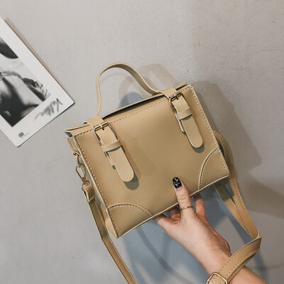 

Tailored Fashion Ladies Leather Solid Color Personality Shoulder Handbag Messenger Bag