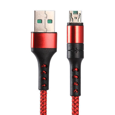 

Micro USB Charger Cable Round Head Braided Fast Charging Data Sync Cable
