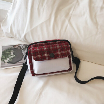 

Tailored Women Ladies Fashion Plaid Crossbody Messenger Handbag Purse Totes Shoulder Bags