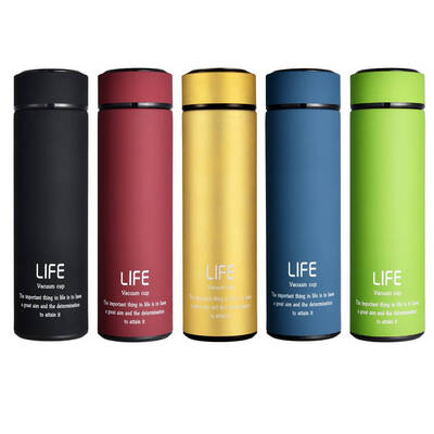 

500ML Vaccuum-Insulated Stainless Steel Travel Mug Winter Autumn Water Bottle Cup Women Men Hot Water Mug