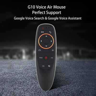 

GTcoupe G10 Voice Remote Control 24G Wireless Air Mouse Microphone IR Learning for Android tv box T9 H96 Max X96 mini