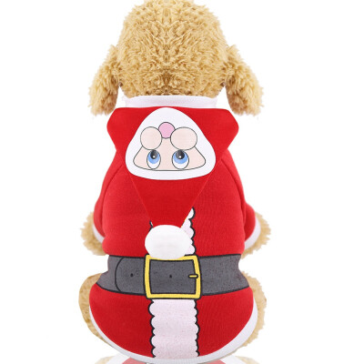 

1 Pcs Pet Christmas Decoration Pet Dog Clothes Small Dog Autumn And Winter Warm Coat Jackets Soft Cotton Sweater