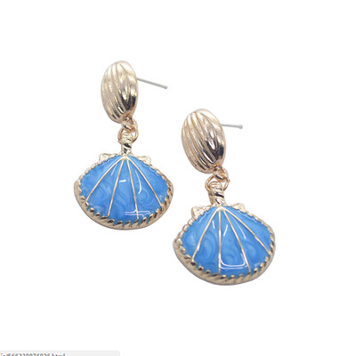 

Shell Earring Sweet Wind Color Simple Cute Romantic Colorful Shell Rainbow Earrings Unique Earrings Jewelry