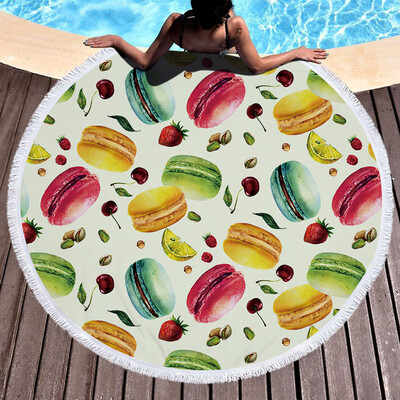 

Toponeto 1 PC Round Beach Pool Home Shower Towel Blanket Table Cloth Yoga Mat