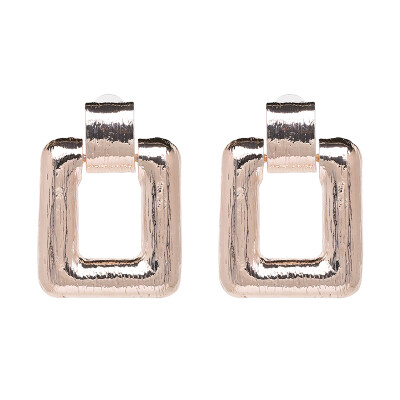 

2019 New arrival vintage Metal Geometric Maxi Statement Earrings Charm Big statement Drop Earring za jewelry