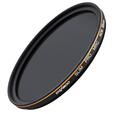

CACAGOO 58mm ND8 Filter Neutral Density Multi-Coated Slim Photography Filter for Nikon Canon Sigma Pentax Sony DSLR Camera with St