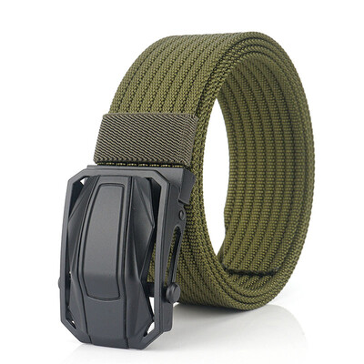 

High Quality Military Equipment Canvas Belt For Men Tactical Designer Jeans Belt Nylon Strap Sports Car Design Buckle Waist Belt