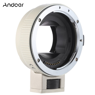 

Andoer Auto Focus AF EF-NEXII Adapter Ring for Canon EF EF- Lens to use for Sony NEX E Mount 33N5N5R7A7A7RA7SA5000A5100