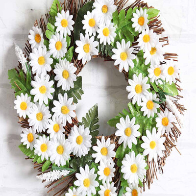 

Tailored Sunflower Wreath 30cm Garland Window Door Decorations Ornament Hot