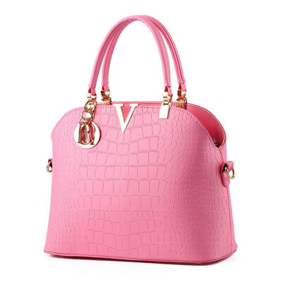 

2017 Women Famous brand designer Luxury leather handbags women messenger bag crocodile pattern Shoulder bag Crossbody bags