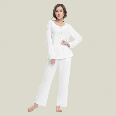 

XUE ZHU Authentic ladies modal fiber home service Tucker long-sleeved trousers set 13254