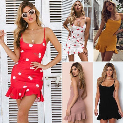 

Details about Fashion Women Short Sleeve Bodycon Party Evening Cocktail Casual Mini Dress