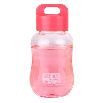 

180ml Mini Kids Plastic Bright Color Water Bottle Children School Cute Drinkware