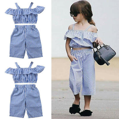 

2pcs Toddler Kids Baby Girls Outfit T-shirt TopsLong Pants Leggings Clothes Set