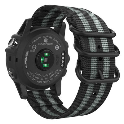 

26mm Smart Watch Nylon Band for Garmin Fenix 33HR5XDescent MK1D2 Charlie