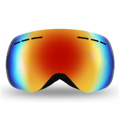 

Lixada Frameless Ski Goggles Winter Snow Sports Snowboard Goggles Ventilated Anti-fog UV Protection Spherical Dual Lens for Snowmo