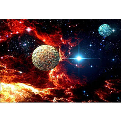 

5D DIY Full Drill Diamond Painting Broad Planet Cross Stitch Embroidery Kit