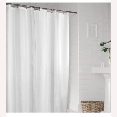 

Gobestart Fabric Shower Curtain 54x 78 Mildew Resistant Washable Water Repellent Spa Bath