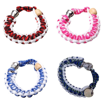 

1 pc Colorful Beaded Weave Rope Clasp Strands Bracelet Gift Women