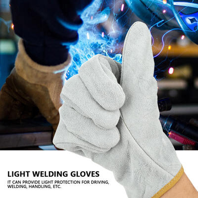 

Greensen Work Protection Cow Leather Driver Gloves Light Protection Welding Wear Resistant Gloves