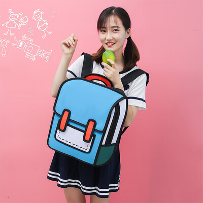 

Juvenile schools school bag Lin Miaojing two-shoulder bag two-shoulder bag two-shoulder bag three-dimensional cartoon primar