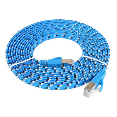 

Cat7 Ethernet Cable Flat RJ45 Networking LAN Cords Jumper Gigabit Wire