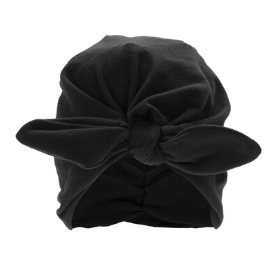 

Toddler Kids Baby Soft Cotton Knot Hat Rabbit Ears Stretchable Cap Beanie