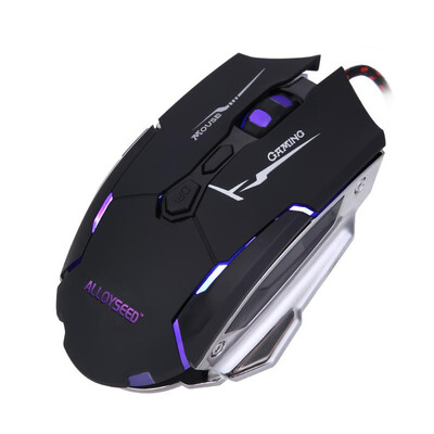 

ALLOYSEED K1015 Wired USB Gaming Mouse 7 Buttons Black