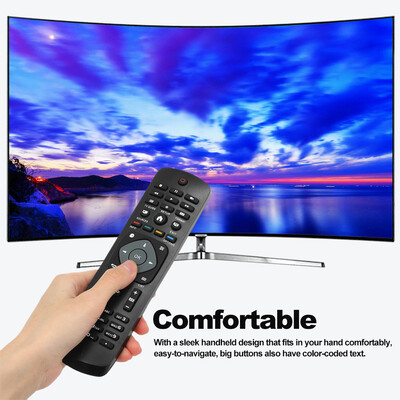 

Universal TV Remote Control Wireless Smart Controller Replacement for PHILIPS LCD TV Smart Digital HDTV Black