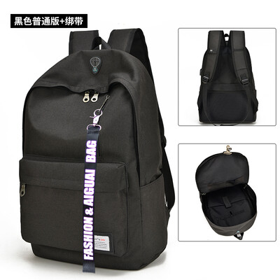 

Simple Fashionable Personality Campus College Students Canvas Bag with Male Chao Brand Multifunctional Travel Anti-theft Bag