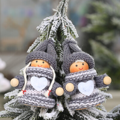 

Tailored Christmas Plush Santa Old Man Doll Ornaments Creative Gift Xmas Tree Decoration