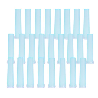 

25pcs Plastic Water Tube With Rubber Cap Fresh Flowers Arts Crafts
