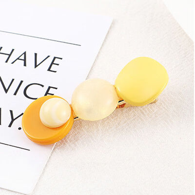 

Spring Candy Scrub Bead Hairpin Sweet Imitiation Pearl Korean Hair ClipsHair Accessories For Women Beads Hairpins