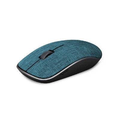 

Rapoo 3500Plus Cloth Cover 1000DPI Wireless Bluetooth Optical Mouse Ergonomic Portable Mice for PC Computer Laptops Grey