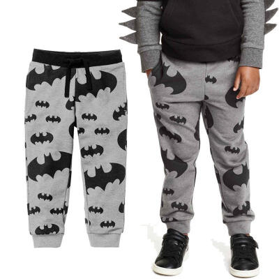 

Toddler Baby Kids Boy Cartoon Batman Pants Casual Cotton Trousers Leggings 2-7T