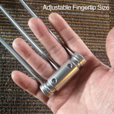 

New retractable Wolverine claws Wolverine claws COS props plastic paw toy hand wearing weapon model Silver retractable pair