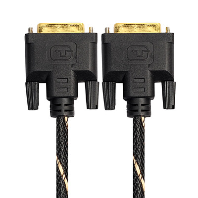 

Digital Monitor DVI D to DVI-D 241 Gold Male Pin Signal Link HD TV Cable