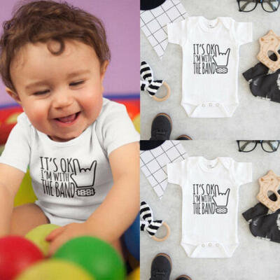 

UK Baby Kids Boy Girl Infant Romper Jumpsuit Bodysuit Cotton Clothes Outfits Set