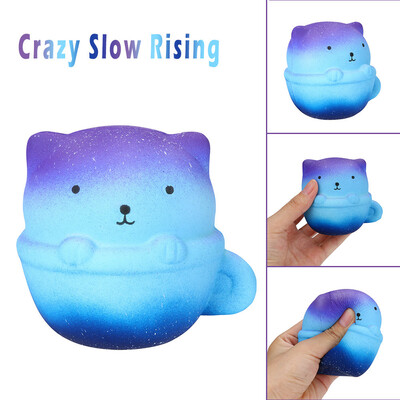 

Gotoamei Starry Cute Chocolate Toast Slow Rising Cream Scented Stress Reliever Toy
