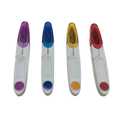 

1pcs2pcs Mini Spring Cross-stitch Embroidery Scissor DIY Handicrafts Thread Cutter With Plastic Cover