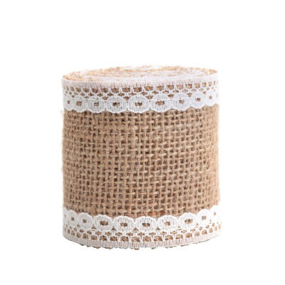 

1 Roll Natural Vintage Jute Burlap Ribbon DIY Wedding Strap Party Decor