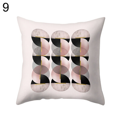 

Geometric Round Triangle Pillow Cover Cushion Case Car Sofa Bedroom Hotel Decor