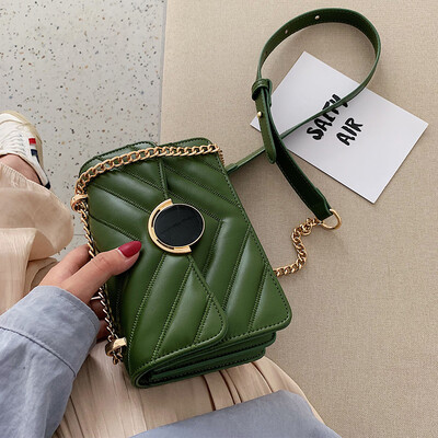 

Small fragrance rhombic chain bag new female 2019 autumn tide fashion wild shoulder slung Korean version of the small square bag