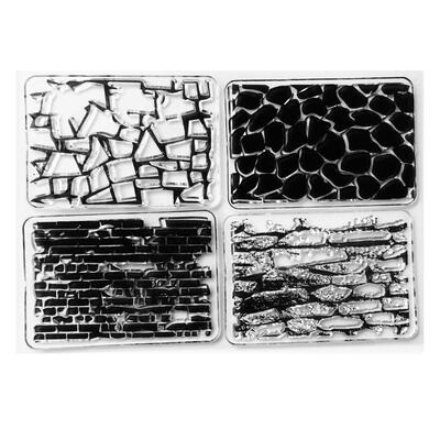 

Wall Surface Transparent Clear Silicone Stamps Seal Embossing Craft Decor